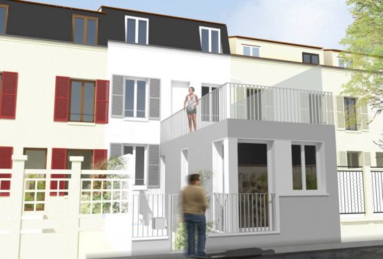 Rénovation et extension d’une maison ouvrière // Fontenay-sous-Bois, par Studio SCOP