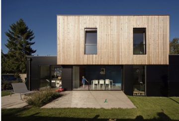 Maison contemporaine à Villeneuve d’Ascq, par Riva Architectes
