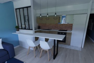 Rénovation F3 locatif Perpignan, par L'Atelier d'Angélique